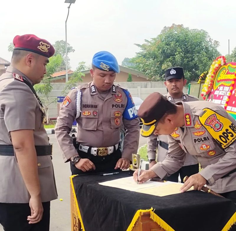 Kapolres Metro Tangerang Kota Pimpin Sertijab Kasatresnarkoba, dari Kompol Zazali Haryono, S.H., M.H., kepada AKBP Dicky Pertoffan Bachriel, S.H., S.I.K, Tegaskan Komitmen Perangi Narkoba