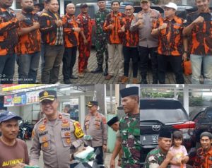PAC Pemuda Pancasila Ciledug Gelar Aksi “Ramadan Berbagi”, Bersama Koramil dan Kapolsek Ciledug Berbagi Takjil Gratis