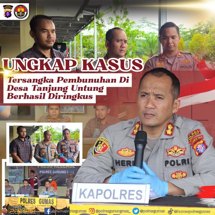 TRAGIS! Anak Angkat Tega Bunuh Orang Tua Sendiri dengan Parang, Polres Gunung Mas Ungkap Kronologi Kejadian