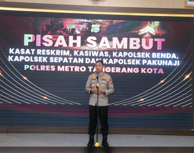 Lima Pejabat Polres Metro Tangerang Kota Resmi Berganti: Kapolres Pimpin Sertijab dan Pisah Sambut, Ketua Umum PAS H. Akhyar Kamil, SH Apresiasi Rotasi sebagai Penyegaran Institusi