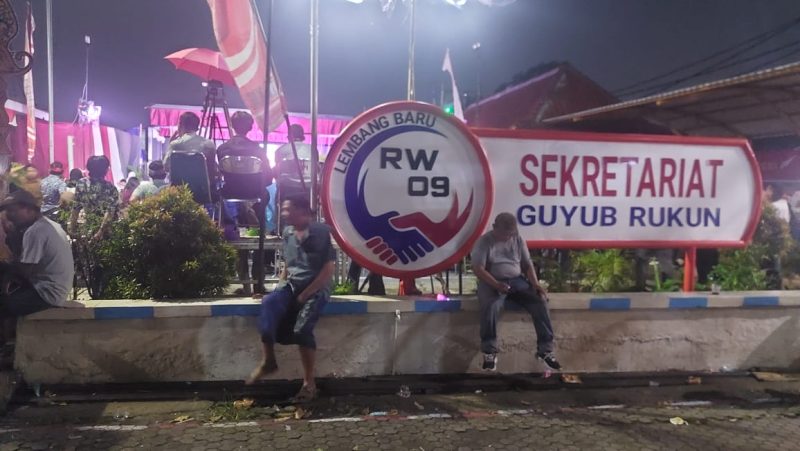 MERIAH, MALAM PUNCAK HUT KE-80 RI DI RW 09 SUDIMARA BARAT